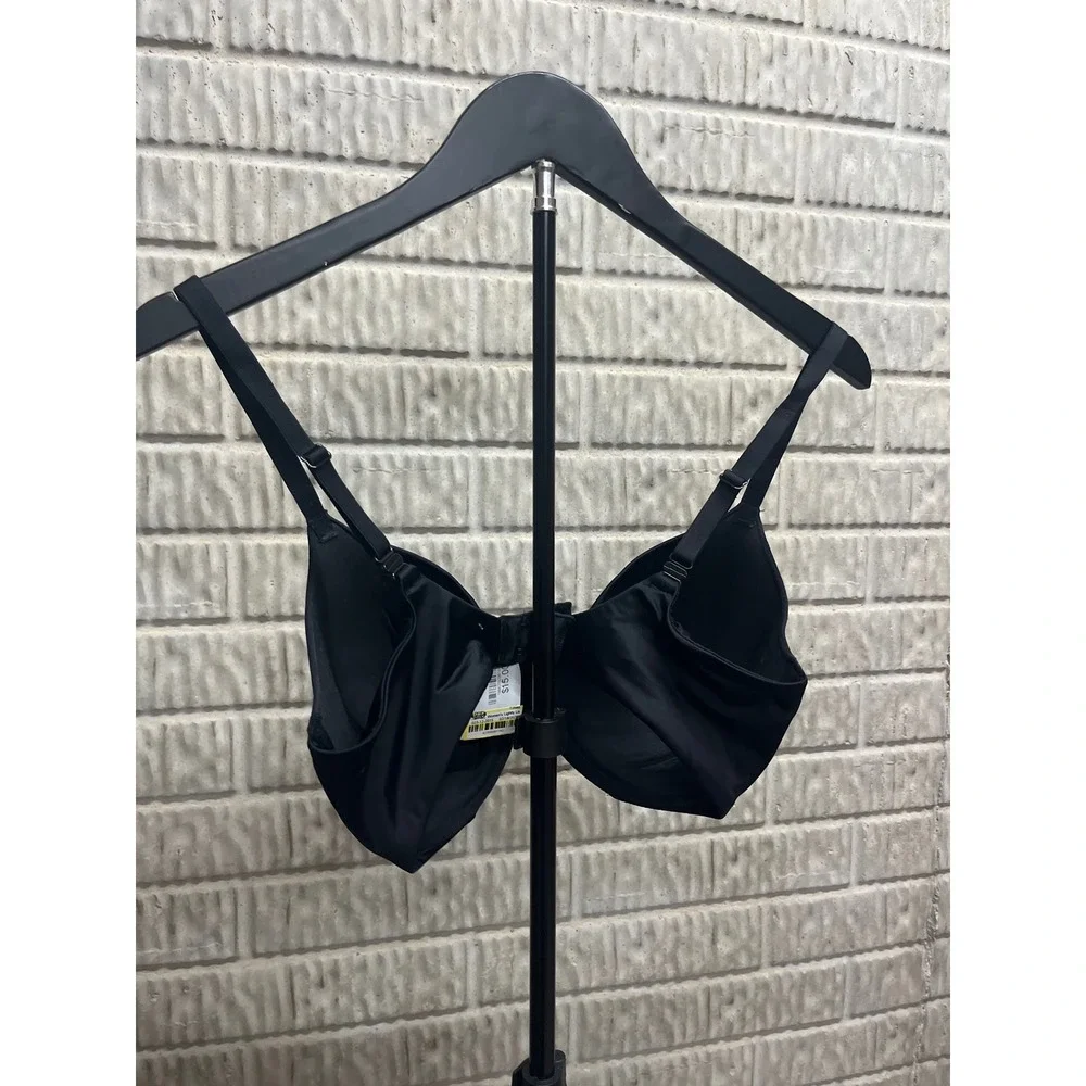 Auden Womens Lightly Lined Full Coverage Underwire Bra‎ Black 34DD 023122015
